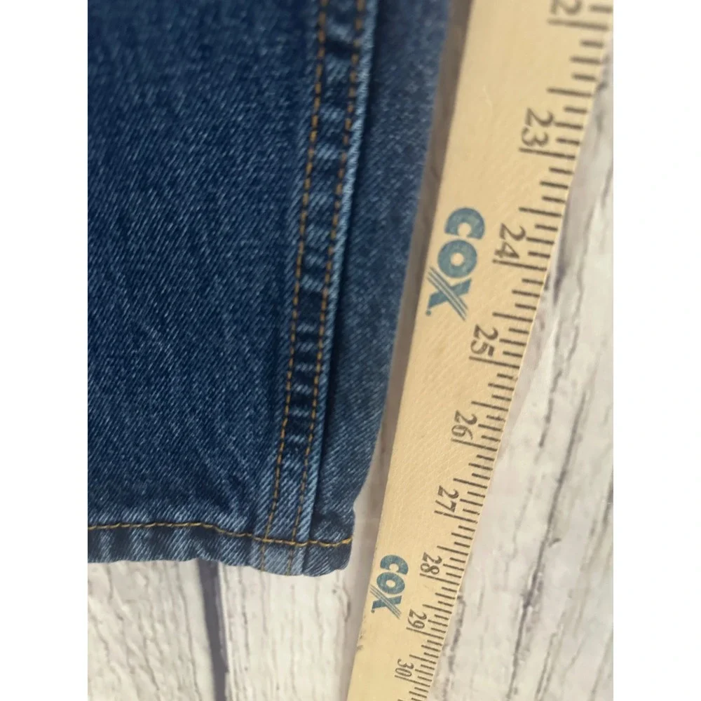 Levis 505 Regular Fit Straight Leg Blue Jeans Mens 40x30 Medium Wash Denim‎